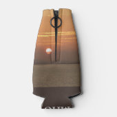 Sunrise over Aruba I Caribbean Seascape Flesjeskoeler (Achterkant)