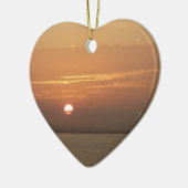 Sunrise over Aruba I Caribbean Seascape Keramisch Ornament (Links)