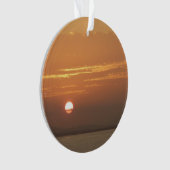 Sunrise over Aruba I Caribbean Seascape Ornament (voorkant)