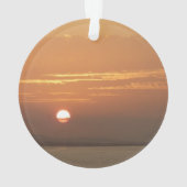Sunrise over Aruba I Caribbean Seascape Ornament (achterkant)