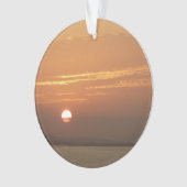 Sunrise over Aruba I Caribbean Seascape Ornament (voorkant)