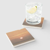 Sunrise over Aruba I Caribbean Seascape Stenen Onderzetter (Zijkant)