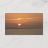 Sunrise over Aruba I Caribbean Seascape Visitekaartje (Achterkant)