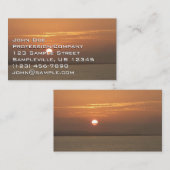 Sunrise over Aruba I Caribbean Seascape Visitekaartje (Voorkant / Achterkant)