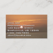 Sunrise over Aruba I Caribbean Seascape Visitekaartje (Voorkant)