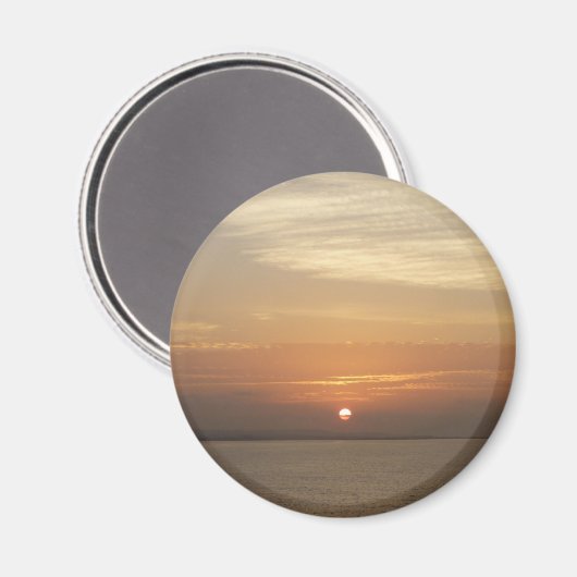 Sunrise over Aruba II Caraïben Seascape Magneet (Voorkant / Achterkant)