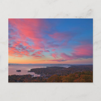 Sunrise over Camden, Maine Briefkaart
