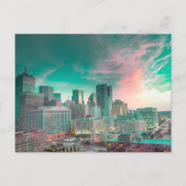 Sunrise over Dallas, Texas Briefkaart