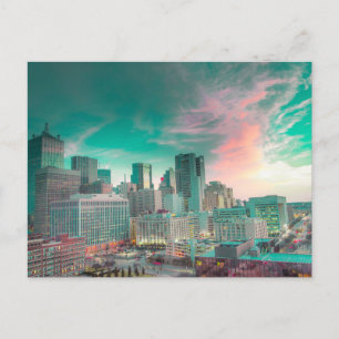 Sunrise over Dallas, Texas Briefkaart