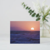 Sunrise over de baai van Malaga Briefkaart (Staand voorkant)