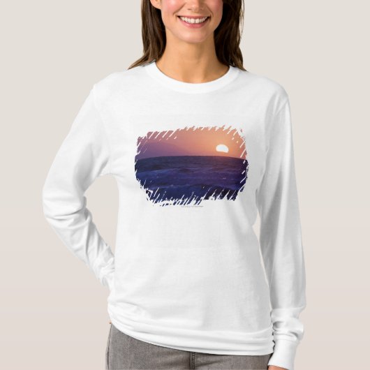 Sunrise over de baai van Malaga T-shirt (Voorkant)