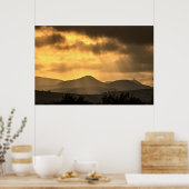 Sunrise over de bergen, Poster Cyprus (2945) (Keuken)