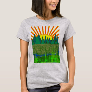 SunRise over de bergen - T-shirt