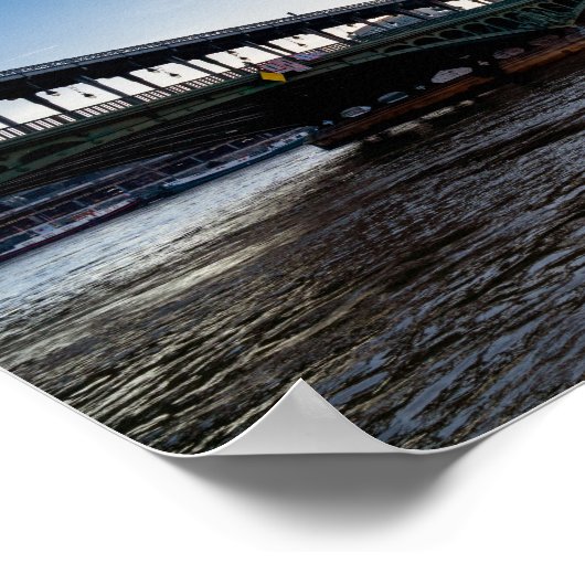 Sunrise over de brug Bir-Hakeim in de winter - Par Poster (Hoek)