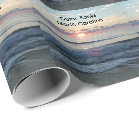 Sunrise over de buitenbanken van North Carolina Cadeaupapier (Rol Hoek)