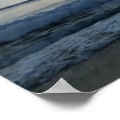 Sunrise over de buitenbanken van North Carolina Poster (Hoek)