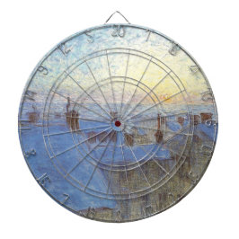 Sunrise over de daken (door Eugène Jansson) Dartbord