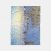 Sunrise over de daken (door Eugène Jansson) Fleece Deken (Voorkant)