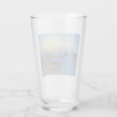 Sunrise over de daken (door Eugène Jansson) Glas (Achterkant)