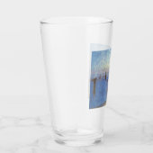 Sunrise over de daken (door Eugène Jansson) Glas (Rechts)