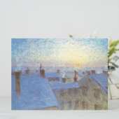 Sunrise over de daken (door Eugène Jansson) Kaart (Staand voorkant)