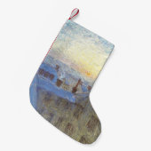 Sunrise over de daken (door Eugène Jansson) Kleine Kerstsok (Voorkant (Hangend))