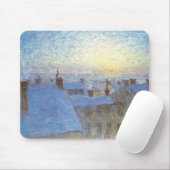 Sunrise over de daken (door Eugène Jansson) Muismat (Met muis)