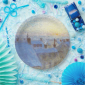 Sunrise over de daken (door Eugène Jansson) Papieren Bordje (Feest)