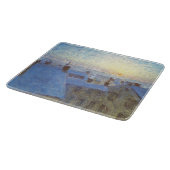 Sunrise over de daken (door Eugène Jansson) Snijplank (Hoek)