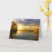 Sunrise over de herfst van de Sympathiekaart Kaart (Gele Bloem)