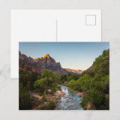 Sunrise over de Watchman Briefkaart (Voorkant / Achterkant)