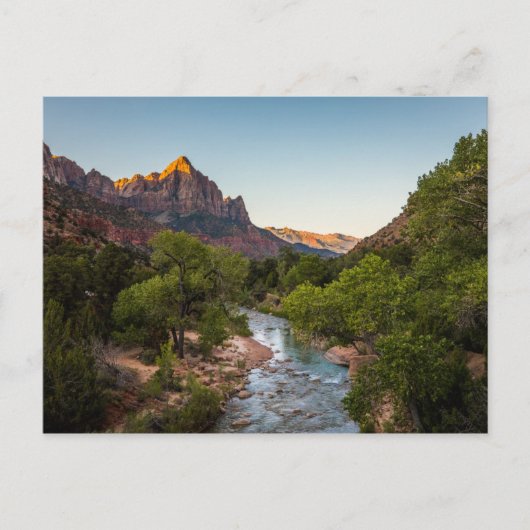 Sunrise over de Watchman Briefkaart (Voorkant)