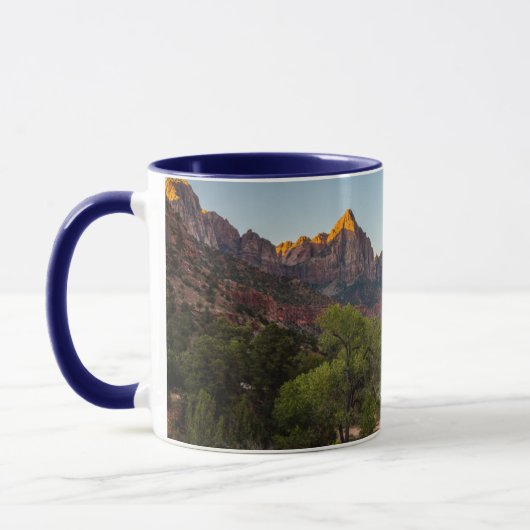 Sunrise Over de Watchman Mok (Links)
