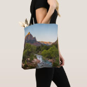 Sunrise Over de Watchman Tote Bag (Dichtbij)