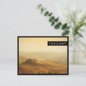 Sunrise over een landschap in het briefkaart aan d (Staand voorkant)