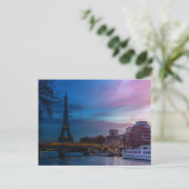 Sunrise over Eiffeltoren - Parijs, Frankrijk, Euro Briefkaart (Staand voorkant)