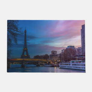Sunrise over Eiffeltoren - Parijs, Frankrijk, Euro Deurmat