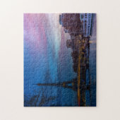 Sunrise over Eiffeltoren - Parijs, Frankrijk, Euro Legpuzzel (Verticaal)