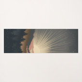 Sunrise Over Forest Mountains Yogamat (Achterkant (horizontaal))