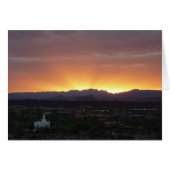 Sunrise over het landschap St. George Utah (Voorkant Horizontaal)