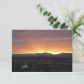 Sunrise over het landschap St. George Utah (Staand voorkant)