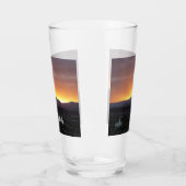 Sunrise over het landschap St. George Utah Glas (Links)