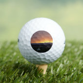 Sunrise over het landschap St. George Utah Golfballen (Insitu Shirt)