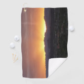 Sunrise over het landschap St. George Utah Golfhanddoek (Insitu)