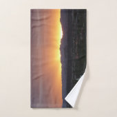 Sunrise over het landschap St. George Utah Handdoek (Handdoek)