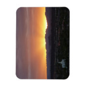 Sunrise over het landschap St. George Utah Magneet (Verticaal)