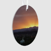 Sunrise over het landschap St. George Utah Ornament (voorkant)
