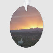 Sunrise over het landschap St. George Utah Ornament (voorkant)
