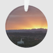 Sunrise over het landschap St. George Utah Ornament (voorkant)