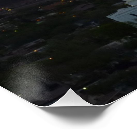 Sunrise over het landschap St. George Utah Poster (Hoek)